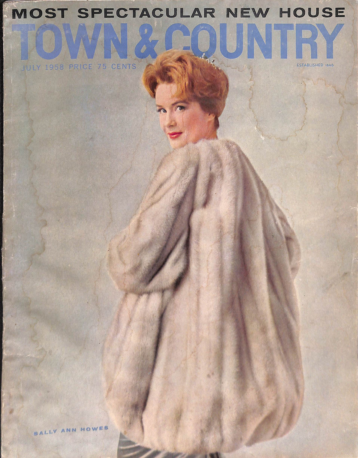 Town & Country July 1958 w/ Sally Ann Howes