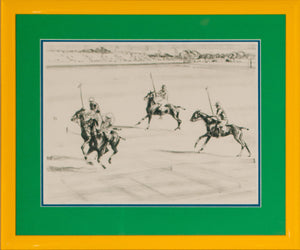 "Four Intl Polo Players" Colour Plate by Joseph Golinkin (1896-1977)