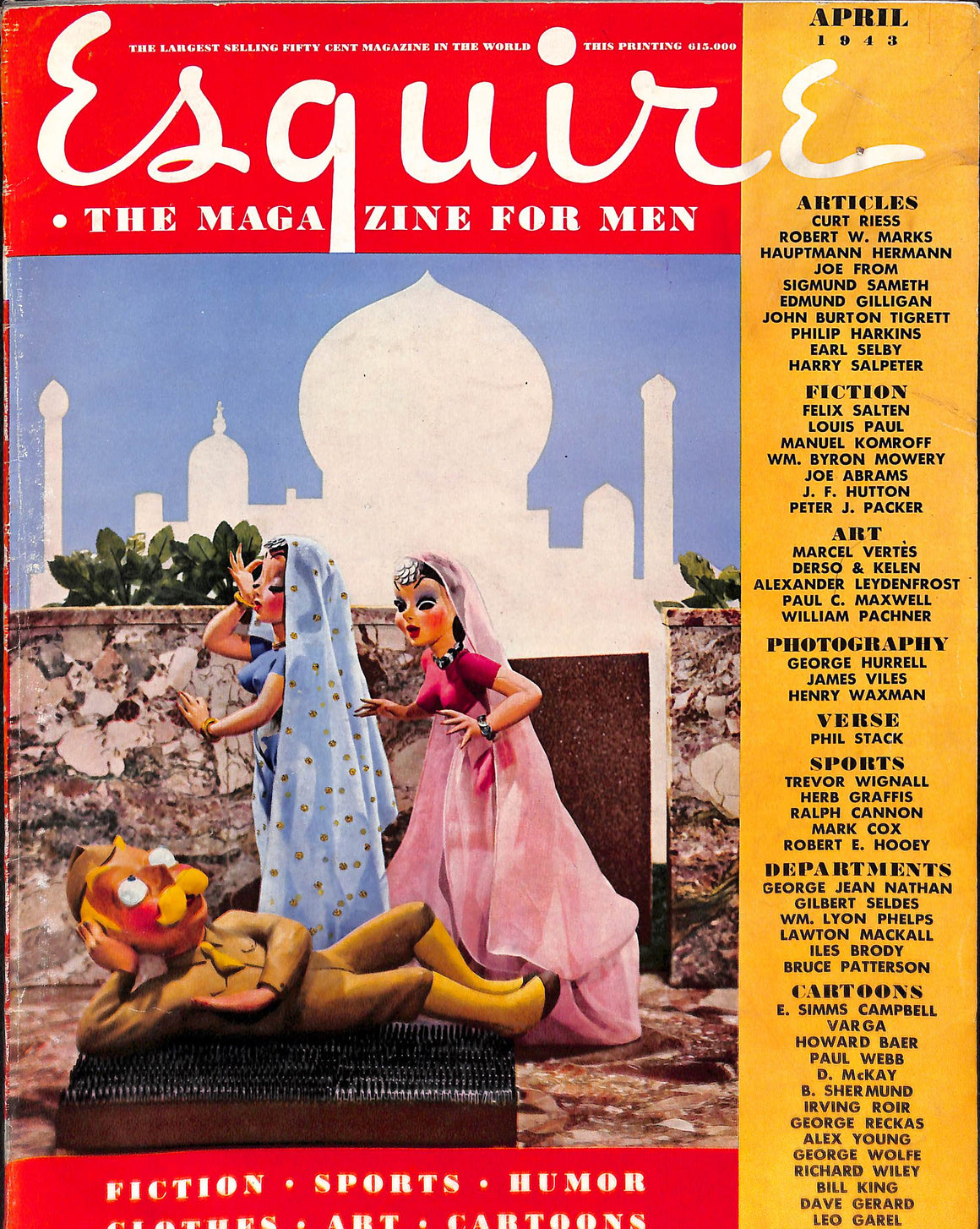 Esquire The Magazine For Men April 1943