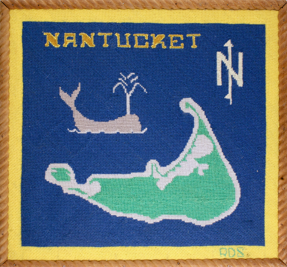 "Nantucket Needlepoint Map" (SOLD)