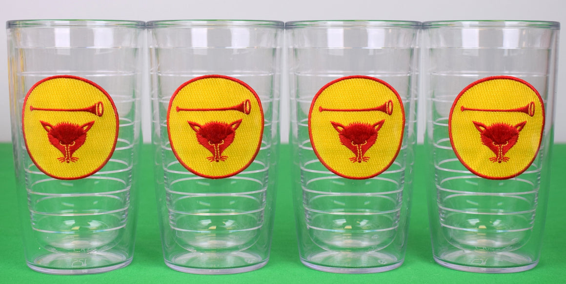 "Set x 4 Myopia Hunt Club Tervis 16oz Tumblers" (NEW)