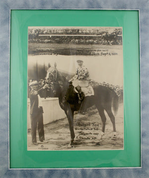 Gallant Fox Winning The Lawrence Realization Stakes (SOLD)