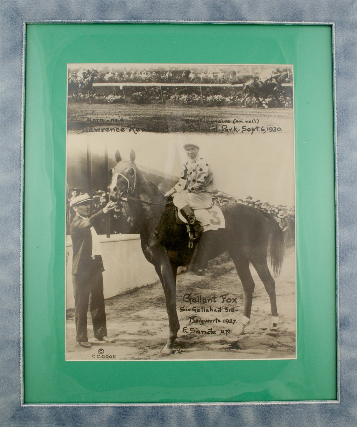 Gallant Fox Winning The Lawrence Realization Stakes (SOLD)