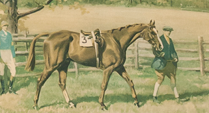 "Alligator Winning The 1929 Maryland Hunt Cup" (SOLD)