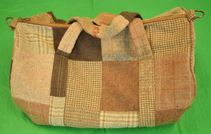 Patch Tweed Duffle Bag w/ T. Anthony Luggage Tag (SOLD)