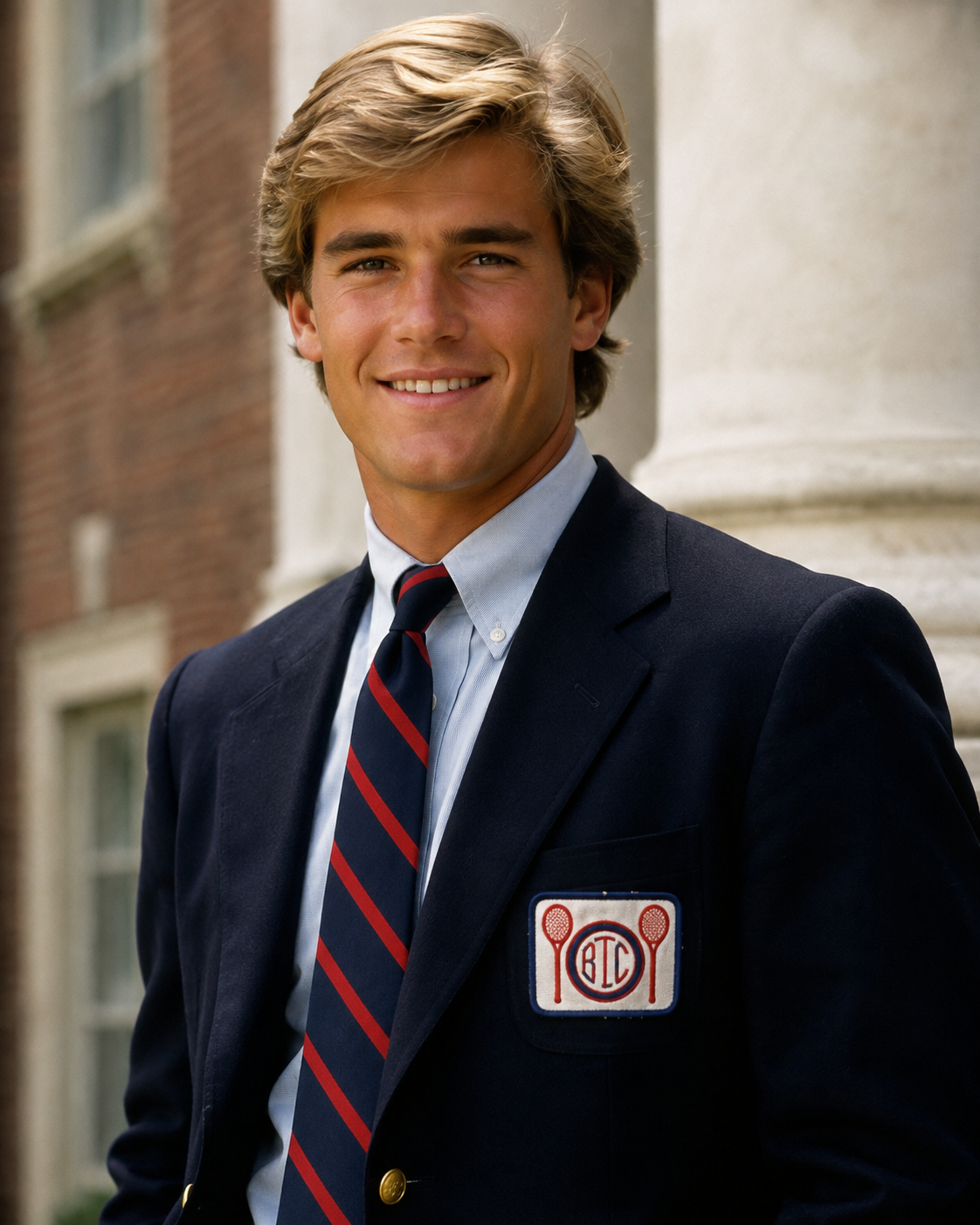 "The Bath & Tennis Club Palm Beach Blazer Badge"