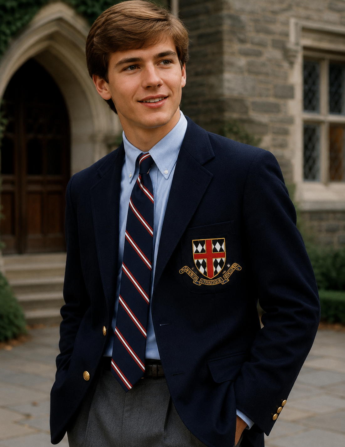 J. Press x St. George's School Vintage Blazer Badge