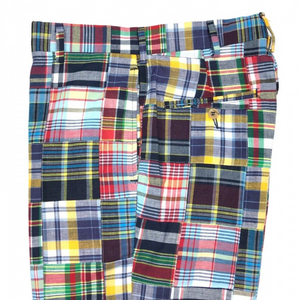 O'Connell's Patch Madras Trousers Sz 38 (NWT)