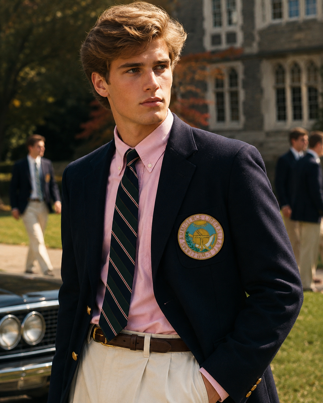 "J. Press x Williams College Vintage Blazer Badge" (DEADSTOCK)