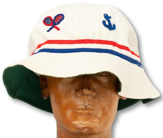 Tennis & Yacht Club Summer White Bucket Hat
