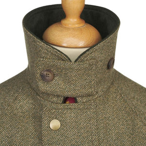 Cordings Firley Herringbone Tweed Field Coat Sz XXL