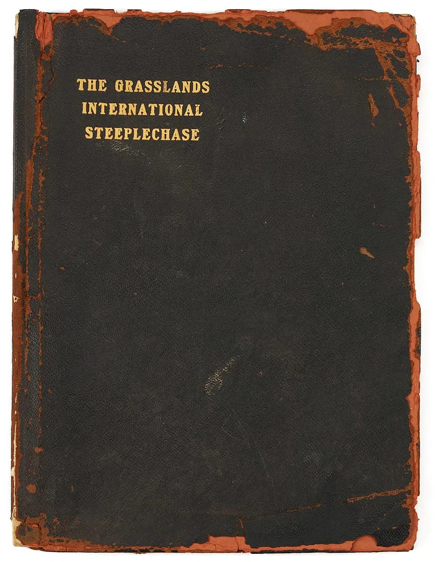 "The Grasslands International Steeplechase" 1931 GOURLAY, John