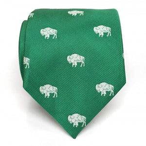 O'Connell's Buffalo Club Tie - Kelly w/ White (NWOT)