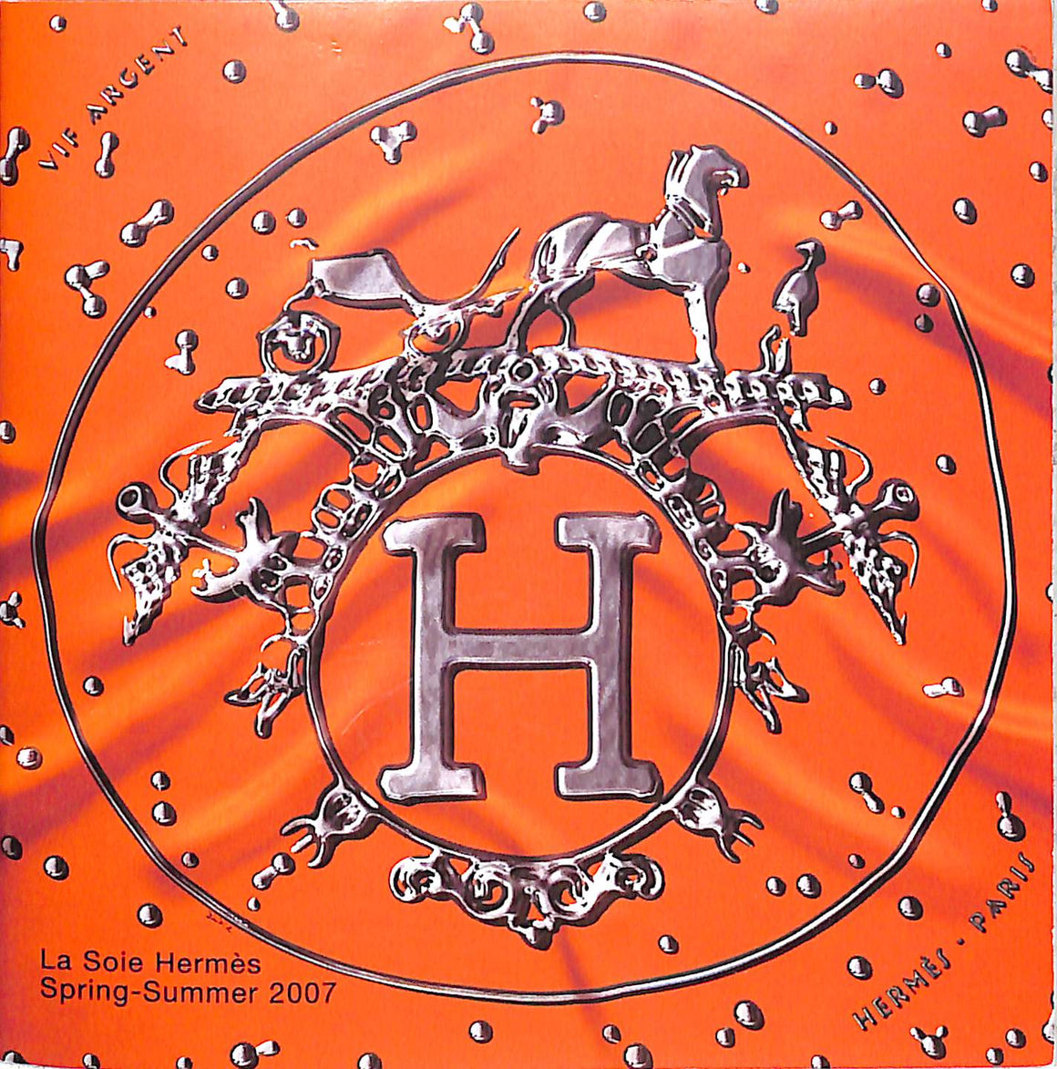 Sold at Auction: Hermes 'Vif Argent' silk scarf, designed in 2007