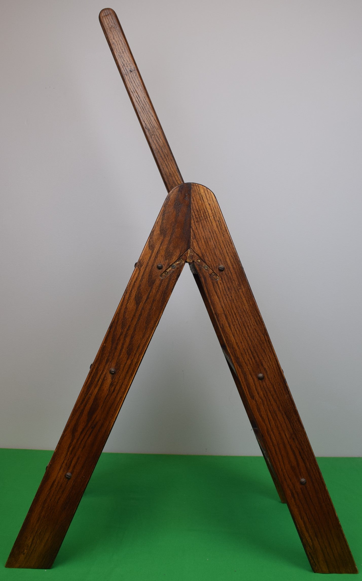 "English Mahogany 3 Step Library Ladder"