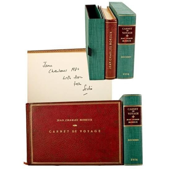 "Carnet De Voyage" 1954 MOREUX Jean-Charles (Inscribed by Sister Parish to Jane Engelhard)