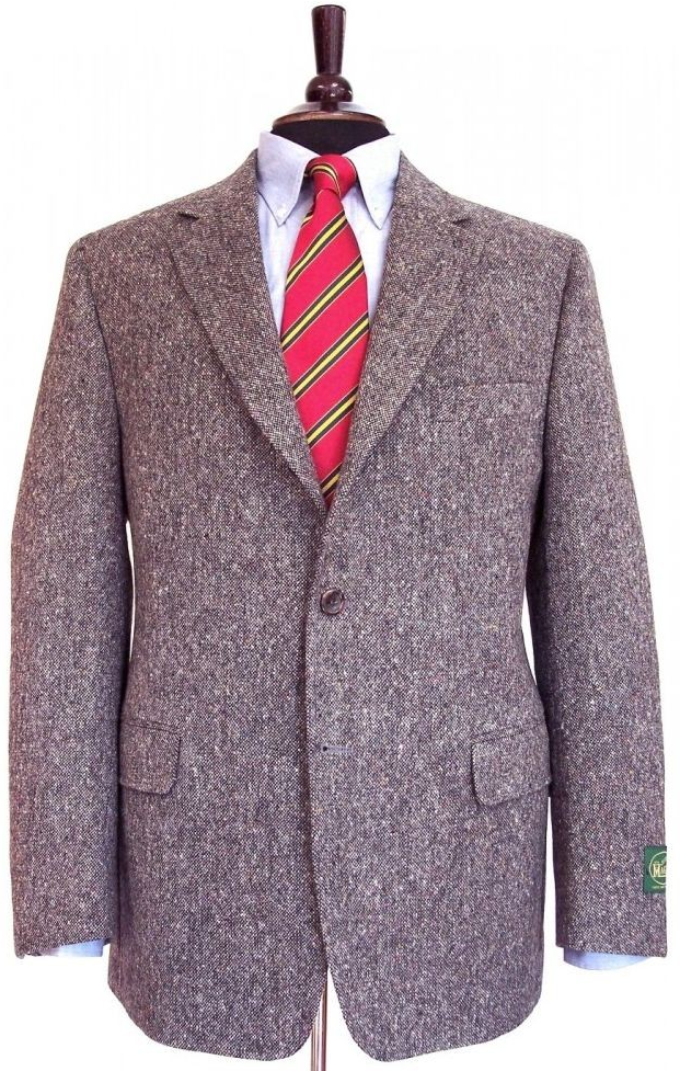 O'Connell's Sport Coat - Magee Tweed - Grey Donegal Sz 50R (NWT)