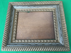 "Ornate Gilt Rope Twist Picture Frame"