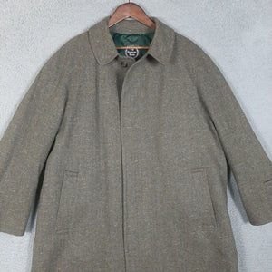 "The Andover Shop x Chrysalis Knightsbridge Donegal Tweed Topcoat" Sz L (SOLD)