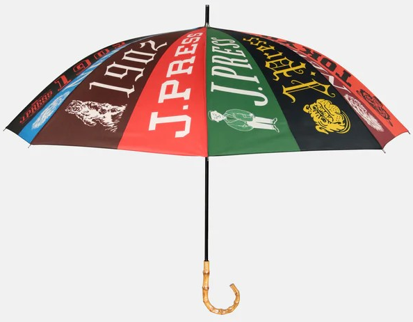 "J. Press Heritage Pennant Stick Umbrella" (NWT)
