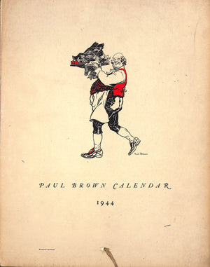 "Paul Brown Calendar for Brooks Brothers 1944"