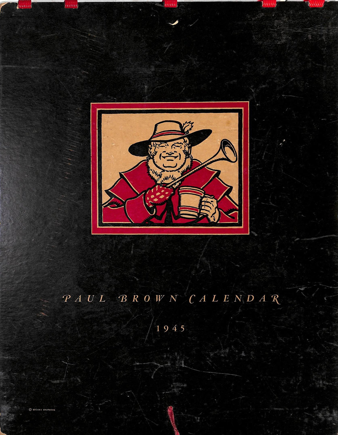 "Paul Brown Brooks Brothers Calendar" 1945