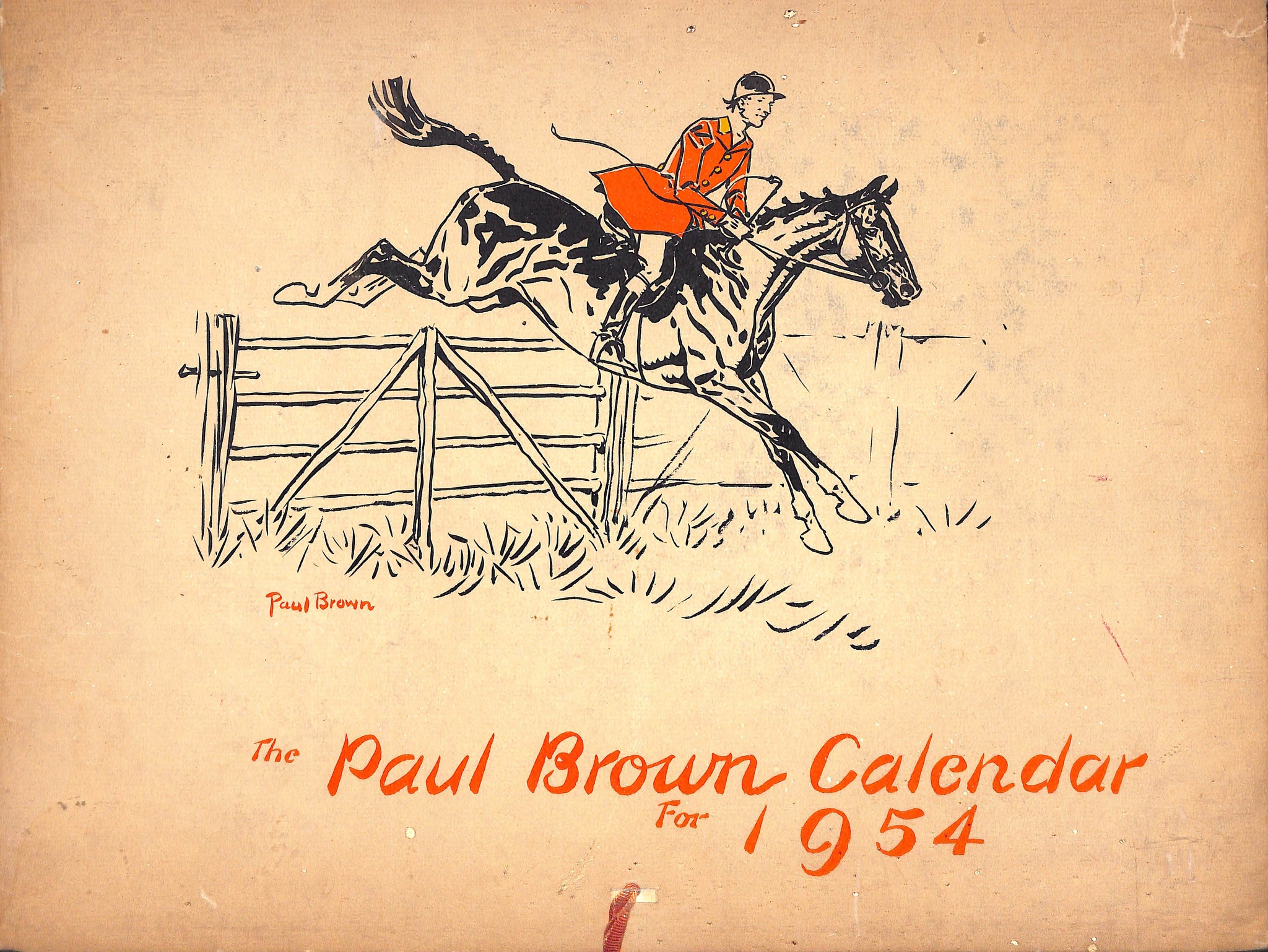 The Paul Brown x Brooks Brothers Calendar For 1954 the-paul-brown-x-brooks-brothers-calendar-for-1954