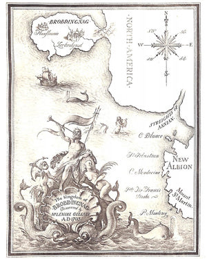 "Engravings By Rex Whistler For Jonathan Swift's Gulliver's Travels" 1971 SWIFT, Jonathan