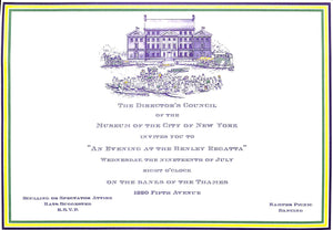 "Museum Of The City Of New York: 'The Winter Ball' Tiffany & Co Invitation Cards"