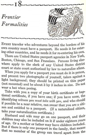 "So You're Going To Travel!" 1938 LAUGHLIN, Clara E.