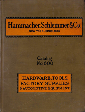 "Hammacher, Schlemmer & Co Catalog No. 600"
