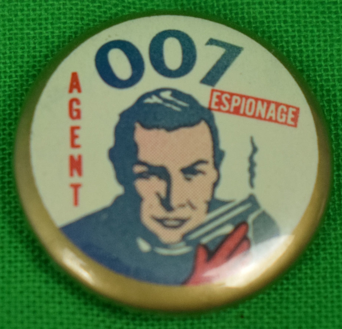 Sean Connery Agent 007 James Bond Espionage Pin (SOLD)