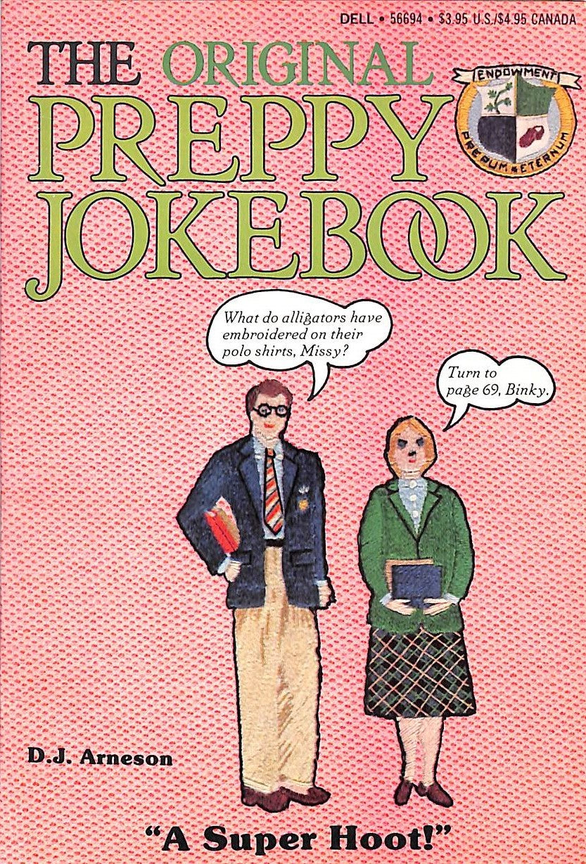 "The Original Preppy Jokebook" 1981 ARNESON, D.J.