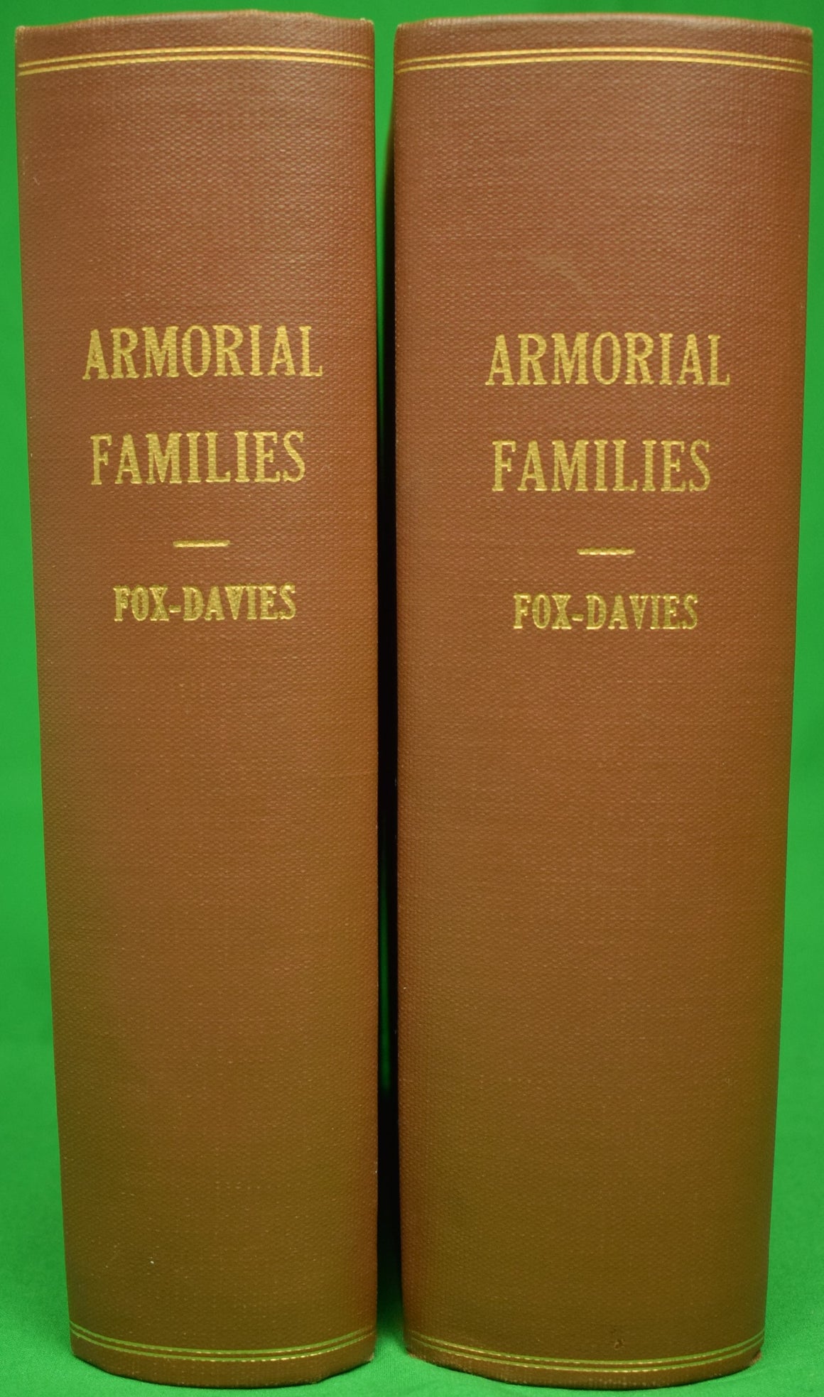 "Armorial Families A Directory Of Gentlemen Of Coat-Armour" 1929 FOX-DAVIES, Arthur Charles