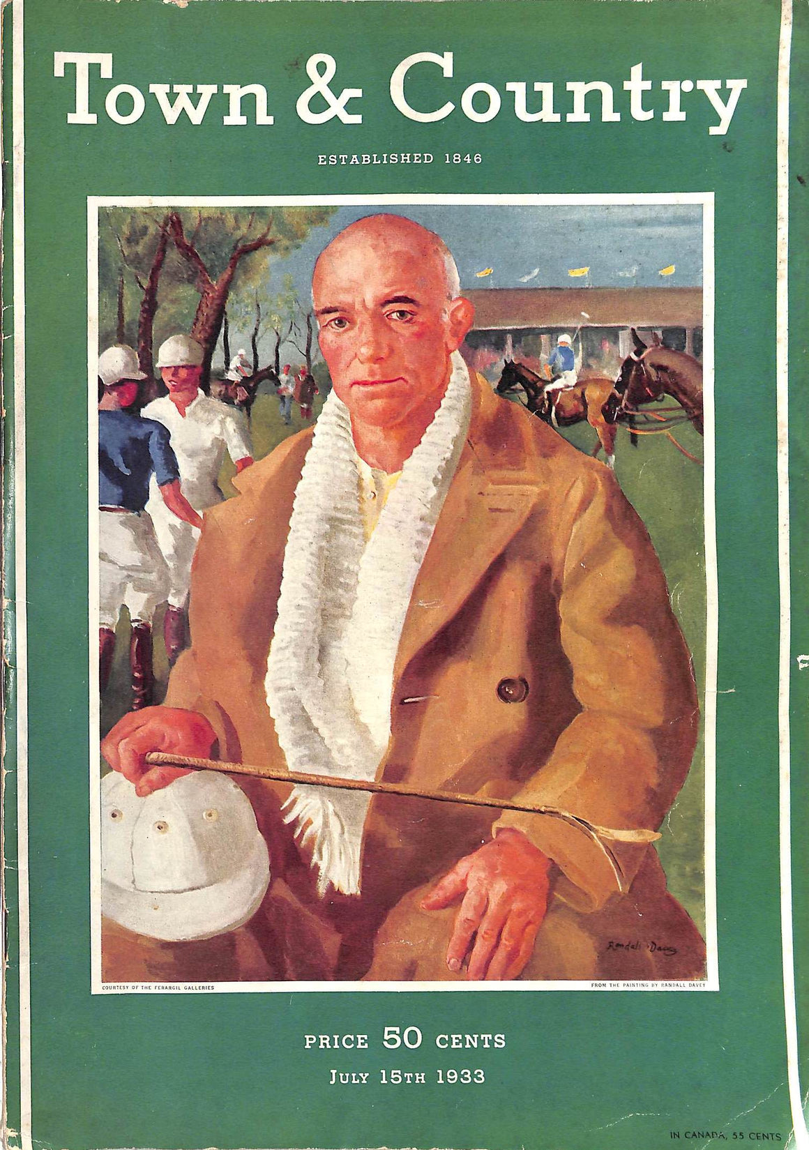 "Town & Country Magazine July 15th 1933"