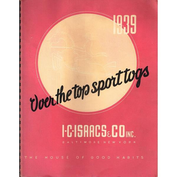 Over the Top Sport Togs 1939 Apparel Arts Equestrian Catalog