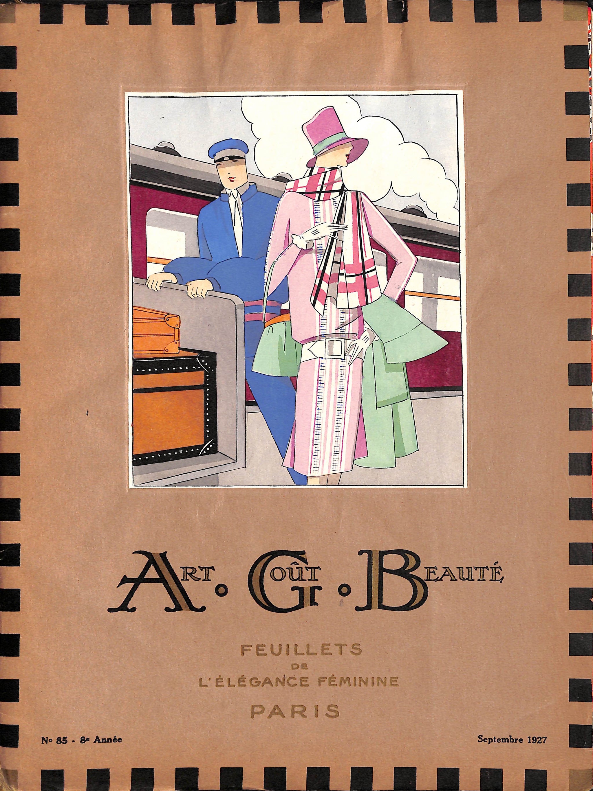 A.G.B. Art Gout Beaute: Feuillets de L'Elegance Feminine Paris Septemb