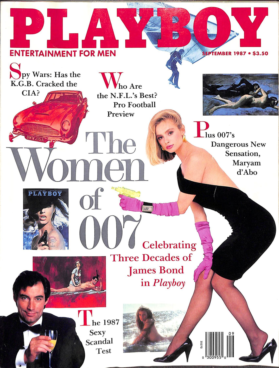 Playboy: The Women Of 007" September 1987 (SOLD)