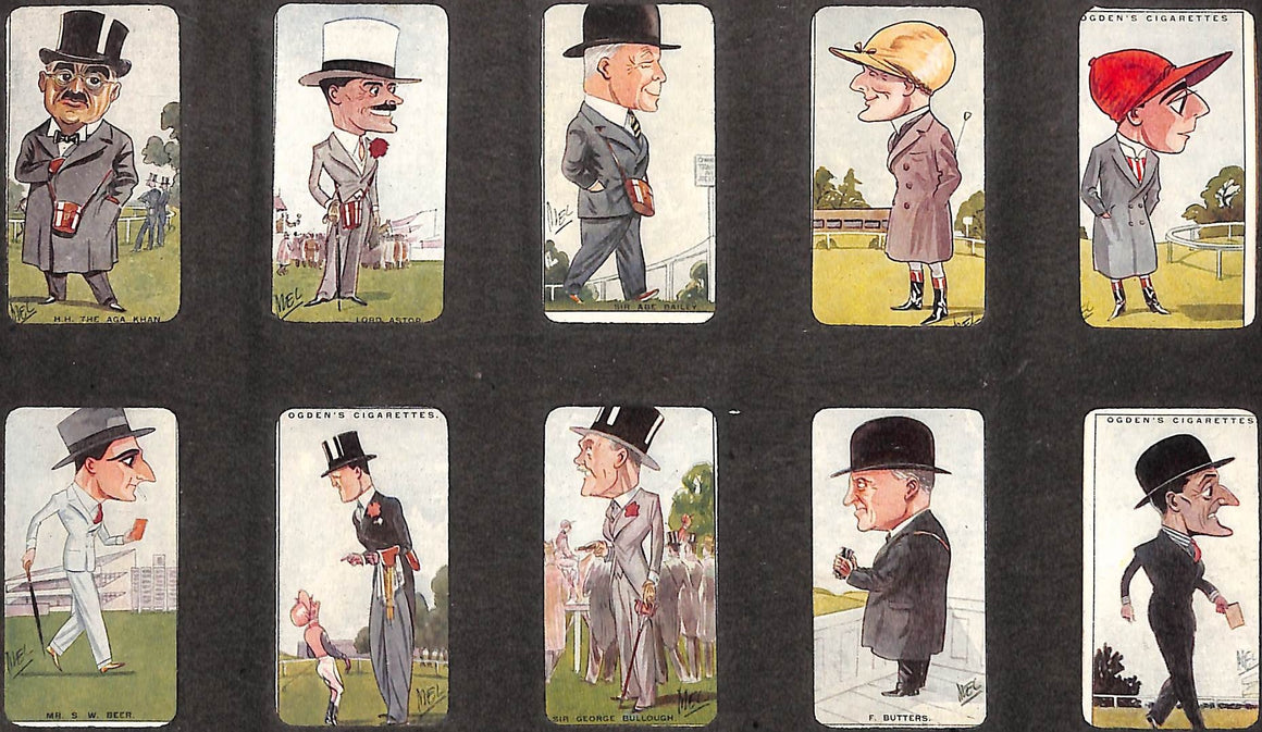 50 'Turf Personalities Ogden's Cigarette Cards