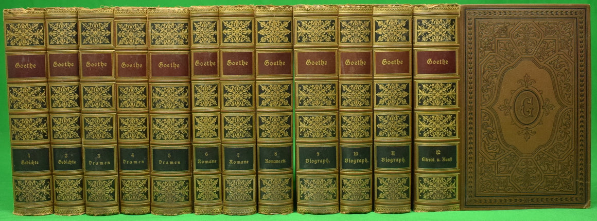 "Goethe Werke Vols 1-12" 1900 KURZ, Heinrich (Herausgegeben von)