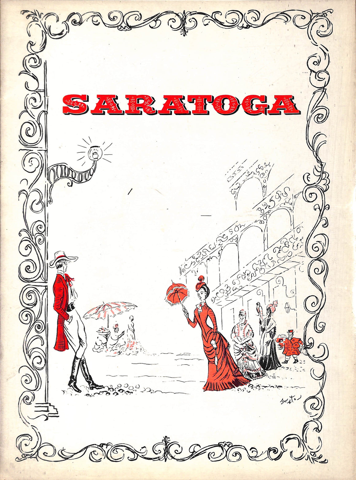 "Saratoga Theatre Programme" 1959 (SOLD)