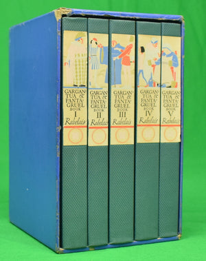 "Gargantua & Pantagruel Books I-V" 1936 RABELAIS, Francois