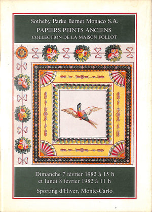 "Papiers Peints Anciens Collection De La Maison Follot" 1982 (SOLD)