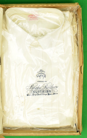 Brooks Brothers White 10-Pleated Cotton Tuxedo/ Dinner Shirt Sz: 16-2 (Deadstock w/ BB Tag!)