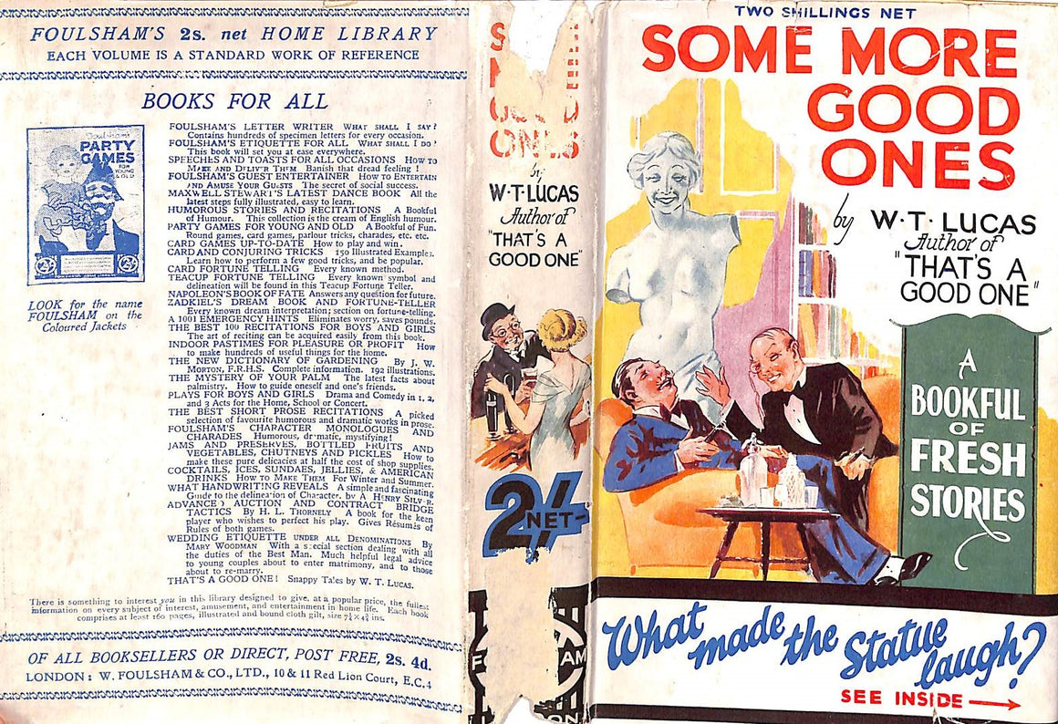 "Some More Good Ones A Bookful Of Funny Stories" 1935 LUCAS, W.T.