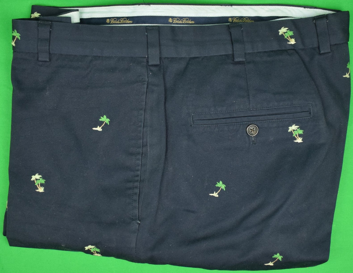 Pants Allover Polo Pony Embroidered Chino Pants Vintage Khaki (38W x 32L)