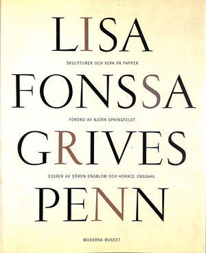 "Lisa Fonssagrives-Penn Sculptures & Works On Paper" 1996 (INSCRIBED)