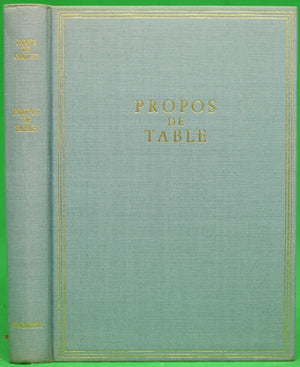 "Propos De Table" COQUET, James de (INSCRIBED)