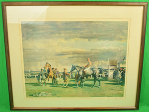Sir Alfred Munnings After The Race c1951 Colour Lithography Printed by Frost & Reed London