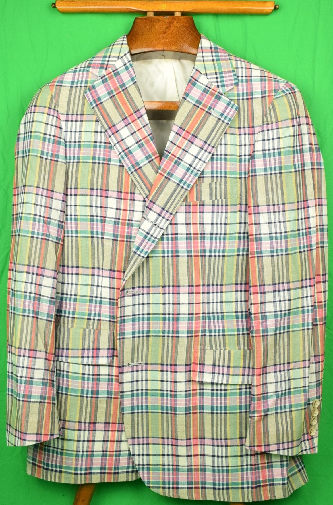 Vintage POLO by RALPH LAUREN Brown and Black Plaid Coated Canvas
